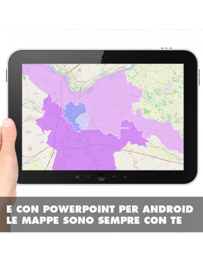 Mappa dei cap di Ferrara PowerPoint