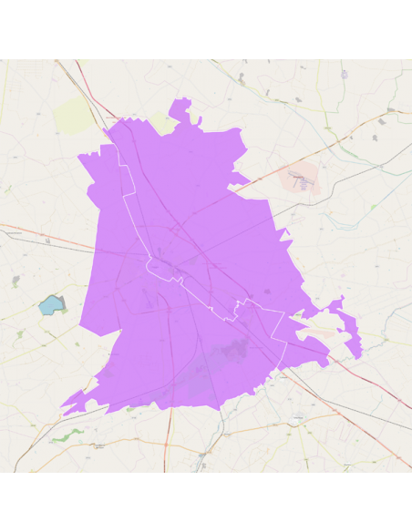 Mappa dei cap di Foggia PowerPoint