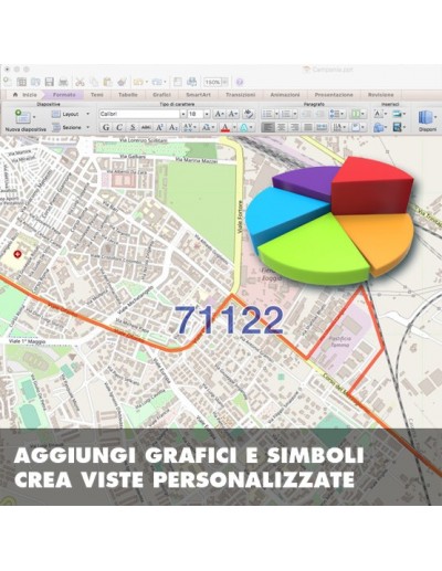 Mappa dei cap di Foggia PowerPoint