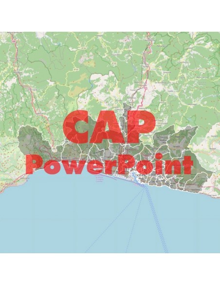 Mappa dei cap di Genova PowerPoint