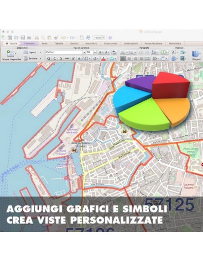 Mappa dei cap di Livorno PowerPoint
