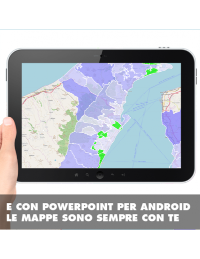 Mappa dei cap di Messina PowerPoint