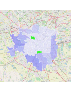 Mappa dei cap di Milano PowerPoint 2