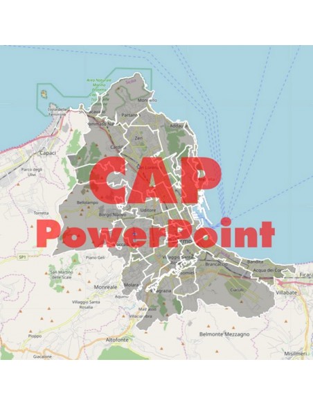 Mappa dei cap di Palermo PowerPoint