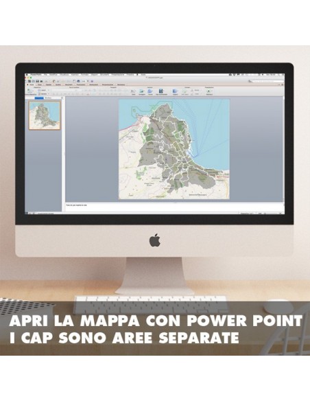 Mappa dei cap di Palermo PowerPoint