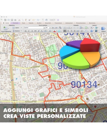 Mappa dei cap di Palermo PowerPoint