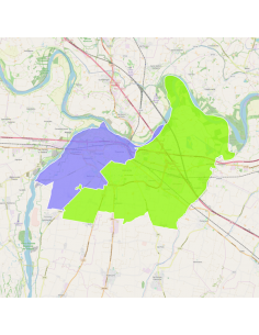 Mappa dei cap di Piacenza PowerPoint 2