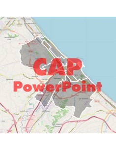 Mappa dei cap di Pescara PowerPoint