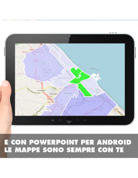 Mappa dei cap di Pescara PowerPoint
