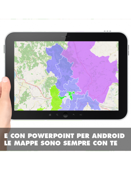 Mappa dei cap di Perugia PowerPoint