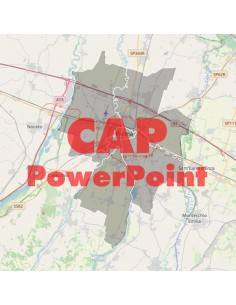 Mappa dei cap di Parma PowerPoint