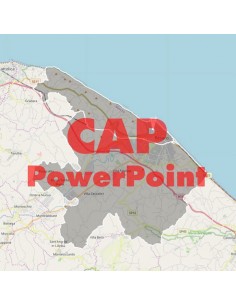 Mappa dei cap di Pesaro PowerPoint