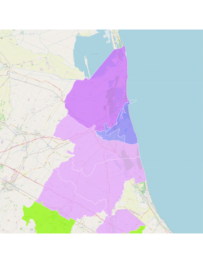 Mappa dei cap di Ravenna PowerPoint