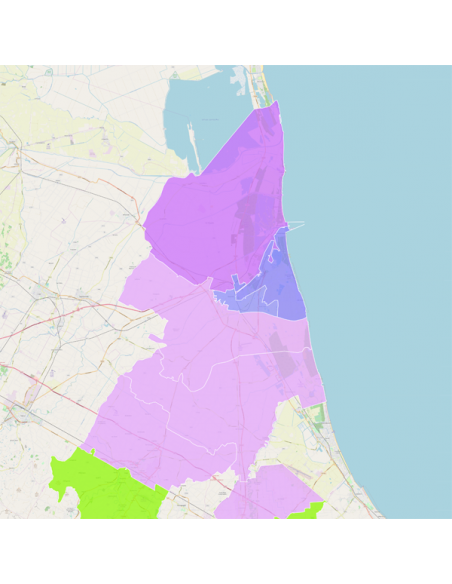 Mappa dei cap di Ravenna PowerPoint