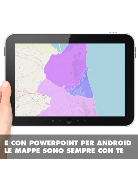 Mappa dei cap di Ravenna PowerPoint