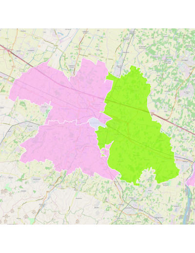 Mappa dei cap di Reggio Emilia PowerPoint