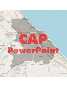 Mappa dei cap di Rimini PowerPoint