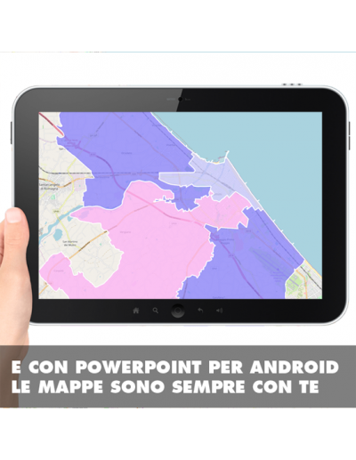 Mappa dei cap di Rimini PowerPoint