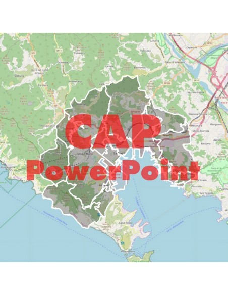 Mappa dei cap di La Spezia PowerPoint