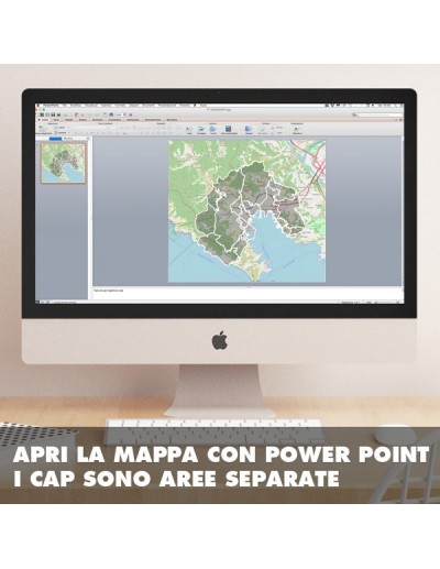 Mappa dei cap di La Spezia PowerPoint