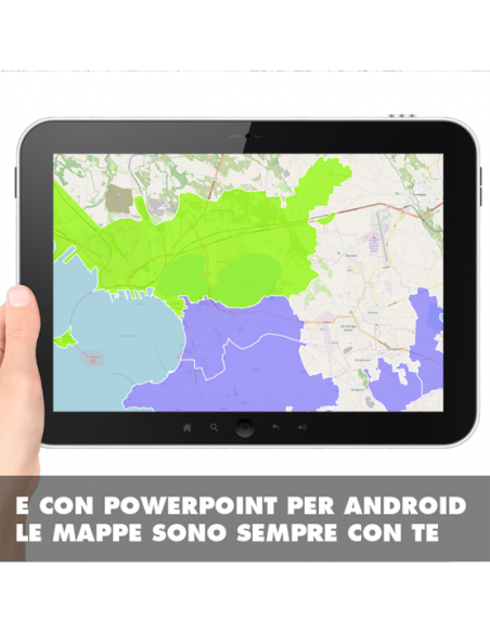 Mappa dei cap di Taranto PowerPoint
