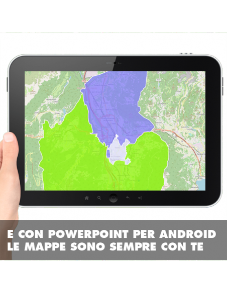 Mappa dei cap di Trento PowerPoint