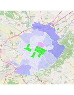 Mappa dei cap di Torino PowerPoint 2