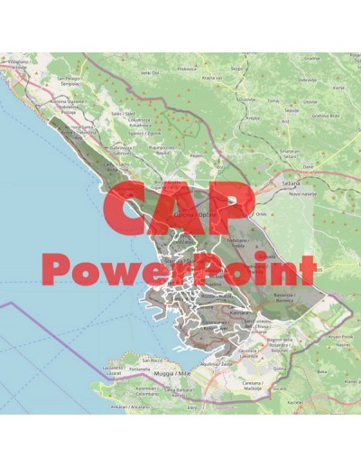 Mappa dei cap di Trieste PowerPoint