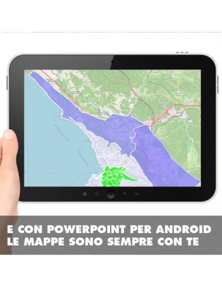 Mappa dei cap di Trieste PowerPoint