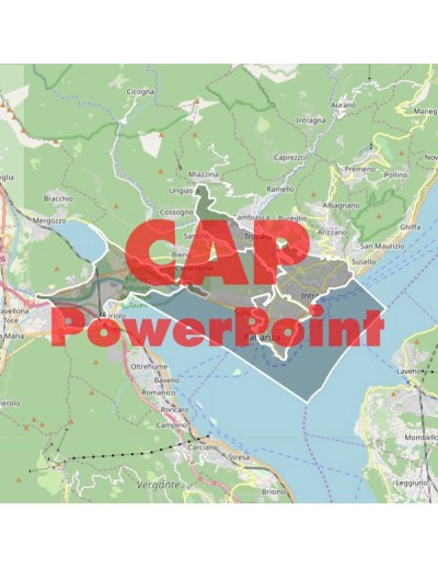 Mappa dei cap di Verbania PowerPoint