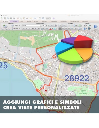 Mappa dei cap di Verbania PowerPoint