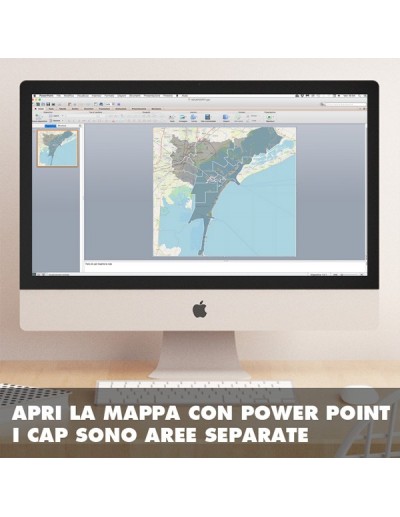 Mappa dei cap di Venezia PowerPoint