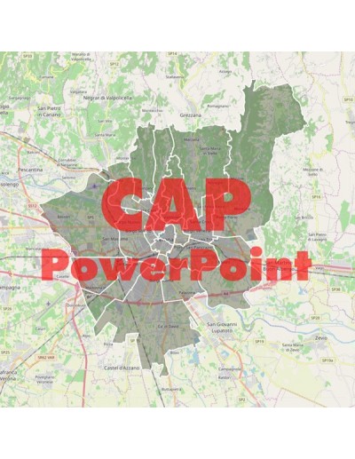 Mappa dei cap di Verona PowerPoint