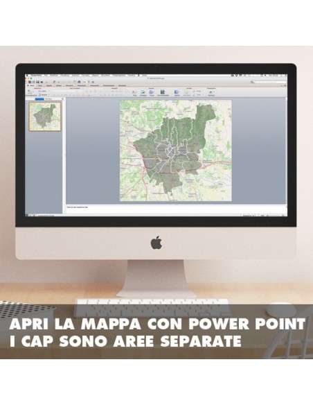 Mappa dei cap di Verona PowerPoint
