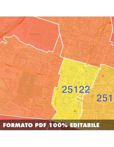 Mappa dei cap di Brescia pdf