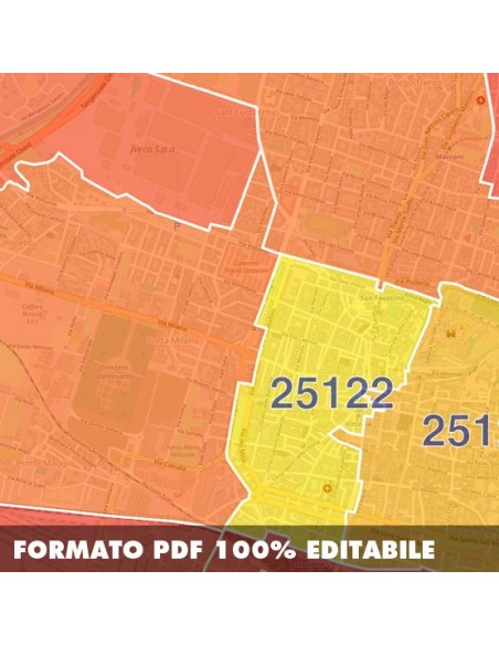 Mappa dei cap di Brescia pdf