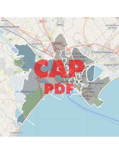 Mappa dei cap di Cagliari pdf