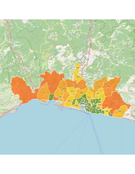 Mappa dei cap di Genova pdf