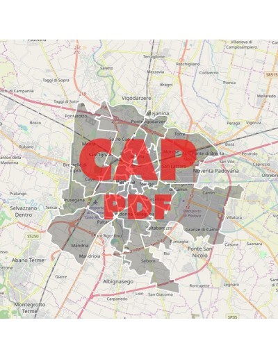 Mappa dei cap di Padova pdf