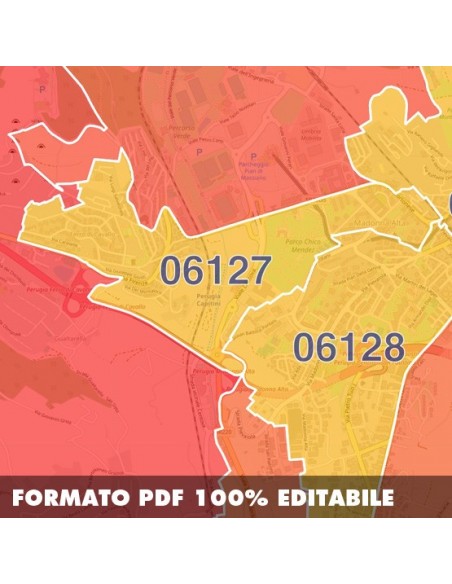 Mappa dei cap di Perugia pdf
