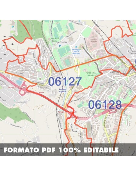Mappa dei cap di Perugia pdf