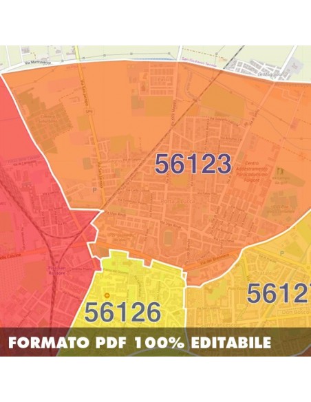 Mappa dei cap di Pisa pdf