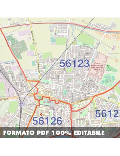 Mappa dei cap di Pisa pdf