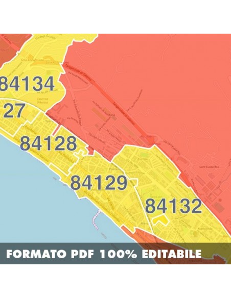 Mappa dei cap di Salerno pdf