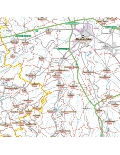 Carta stradale con CAP della provincia di Alessandria jpg 2