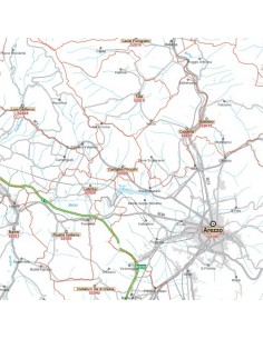 Carta stradale con CAP della provincia di Arezzo jpg 2