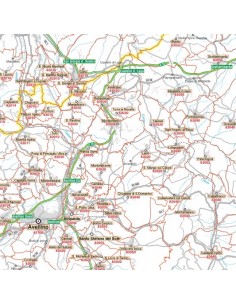 Carta stradale con CAP della provincia di Avellino jpg 2