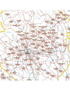 Carta stradale con CAP della provincia di Biella jpg 2