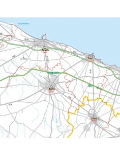 Carta stradale con CAP della provincia di Barletta jpg 2