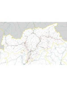 Carta stradale con CAP della provincia di Bolzano/Bozen jpg